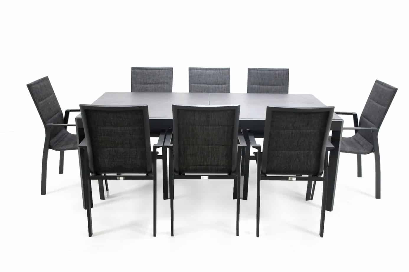 LORCA שולחן + 8 כסאות לגינה 2 LORCA שולחן + 8 כסאות לגינה