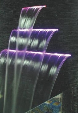 מפל מסך אקרילי עם תאורת לד רוחב 30 ס"מ אמוקס