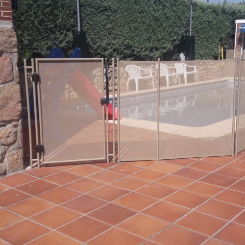 גדר בטיחות לבריכה 1 מ' בז' ALVIPOOL ספרד אלביפול